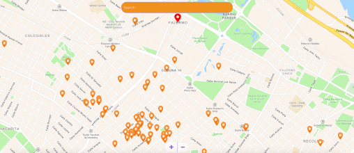 Mapa de negocios.